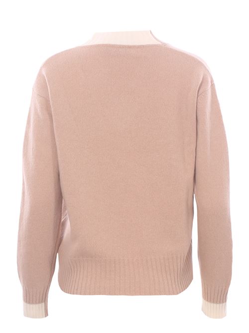 collo a v bicolore ANNA SERAVALLI | S1962M02024/005